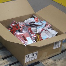 3 Parcel Boxes - 148 Pcs - Tool Accessories, Hardware - Conditionally Assessed Milwaukee Tools Returns (Conditions in Manifest)