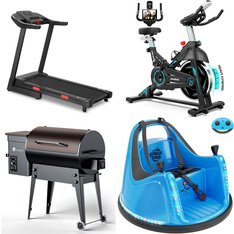 Pallet - 4 Pcs - Exercise & Fitness, Vehicles, Grills & Outdoor Cooking - Customer Returns - Bumper Buddy, KingChii, POOBOO, MaxKare