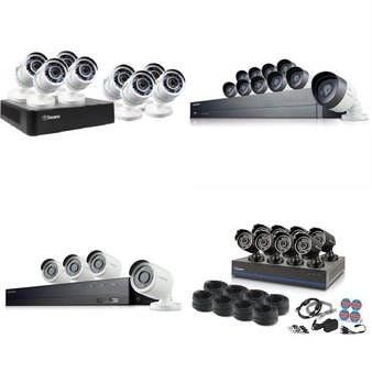 24 Pcs – Security Cameras & Surveillance Systems – Tested Not Working – Swann, Samsung