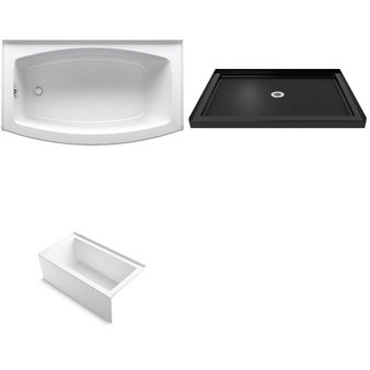 Pallet – 3 Pcs – Kitchen & Bath Fixtures, Hardware – Customer Returns – Kohler, Dreamline