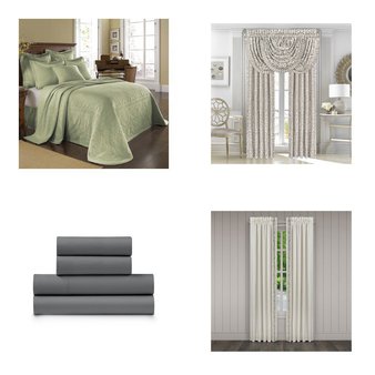 3 Pallets – 431 Pcs – Curtains & Window Coverings, Rugs & Mats, Kitchen & Dining, Bedding Sets – Like New or New Customer Returns – JC Penney
