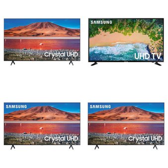 24 Pcs – LED/LCD TVs – Refurbished (GRADE A, GRADE B) – Samsung, VIZIO