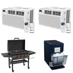 5 Pallets - 58 Pcs - Air Conditioners, Safes, Grills & Outdoor Cooking, Fans - Overstock CL - Midea, Ninja, TCL, Blackstone