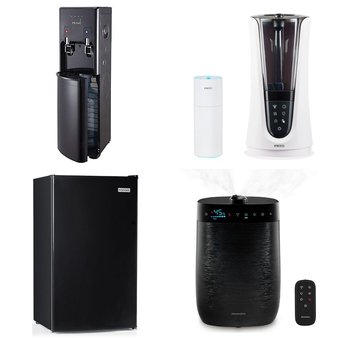 Pallet – 12 Pcs – Humidifiers / De-Humidifiers, Bar Refrigerators & Water Coolers, Refrigerators – Customer Returns – HoMedics, Primo, Igloo