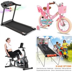 Pallet – 5 Pcs – Exercise & Fitness, Game Room, Cycling & Bicycles, Unsorted – Customer Returns – MaxKare, Costway, joystar