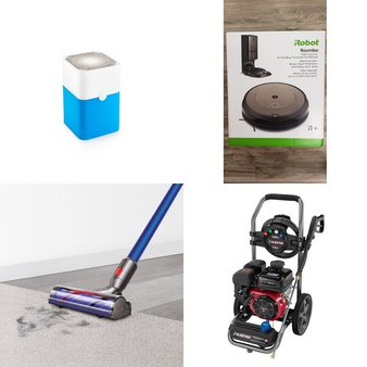 Pallet – 30 Pcs – Vacuums, Humidifiers / De-Humidifiers, Power – Damaged / Missing Parts / Tested NOT WORKING – Honeywell, Tineco, Shark, Aeitto