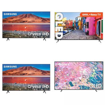 72 Pcs – LED/LCD TVs – Refurbished (GRADE A, GRADE B) – Samsung, LG, VIZIO, Onn