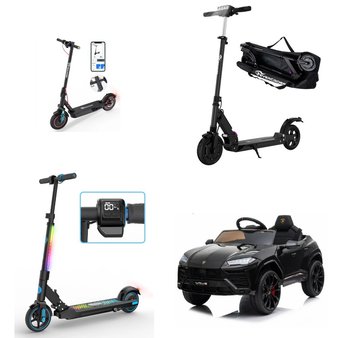Pallet – 13 Pcs – Vehicles, Dolls, Powered, Exercise & Fitness – Customer Returns – EVERCROSS, Mattel, Upgo, Funcid
