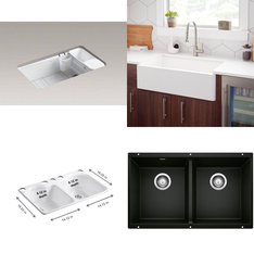 Pallet - 15 Pcs - Hardware, Kitchen & Bath Fixtures, Kitchen & Dining - Customer Returns - Kohler, Blanco, ProFlo, Signature Hardware