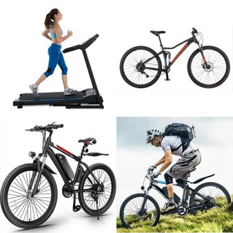 Flash Sale! 3 Pallets – 34 Pcs – Sports and Fitness – POOBOO, Ozark Trail, Kent Bicycles, Kettlebell Kings