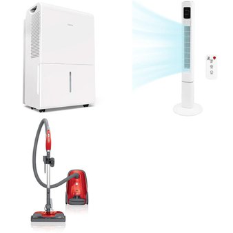 CLEARANCE! Pallet – 10 Pcs – Fans, Vacuums, Humidifiers / De-Humidifiers – Customer Returns – R.W.Flame, Kenmore, hOmeLabs