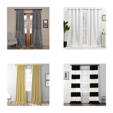 CLEARANCE! Pallet - 313 Pcs - Curtains & Window Coverings, Patio & Outdoor Lighting / Decor - Mixed Conditions - Sun Zero, Eclipse, Fieldcrest, Pairs to Go