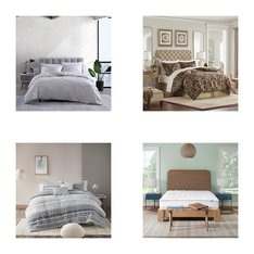 Pallet - 26 Pcs - Bedding Sets, Earrings, Blankets, Throws & Quilts, Dress Shirts - Mixed Conditions - Private Label Home Goods, Serta, Laurel Park, Sports Illustrated
