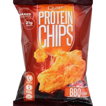 40 Pcs – Quest Protein Chips – Barbecue – 1.125 oz – case of 8 – New – Retail Ready