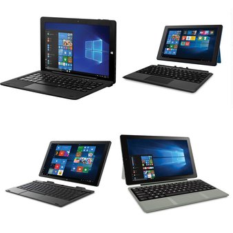 28 Pcs – Laptop Computers – Refurbished (GRADE A, GRADE B, GRADE C – No Power Adapter) – EVOO, RCA, Smartab, HP