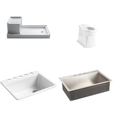 Pallet - 18 Pcs - Hardware, Kitchen & Bath Fixtures, Home Health Care - Customer Returns - Kohler, TOTO USA, Toto, ELKAY