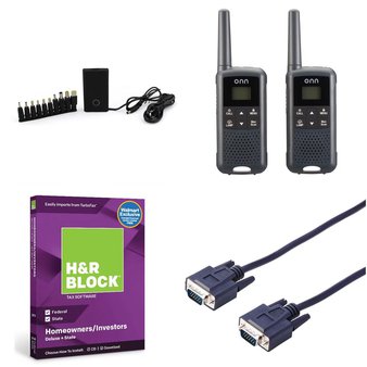 Clearance! Pallet – 745 Pcs – Other, Ink, Toner, Accessories & Supplies, Lamps, Parts & Accessories, Power Adapters & Chargers – Customer Returns – Onn, Canon, Blackweb, H&R Block