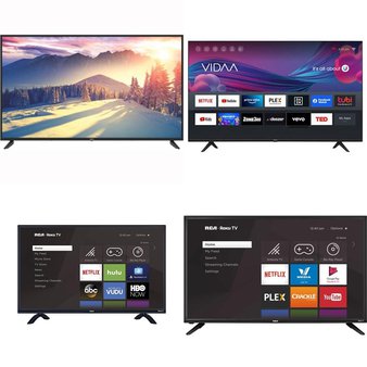 25 Pcs – LED/LCD TVs – Refurbished (GRADE A) – RCA, TCL, HISENSE, Samsung