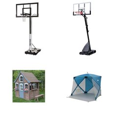 CLEARANCE! 2 Pallets – 8 Pcs – Outdoor Sports, Outdoor Play, Camping & Hiking – Customer Returns – Spalding, KidKraft, Ozark Trail