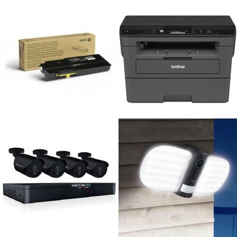 Pallet – 84 Pcs – Ink, Toner, Accessories & Supplies, Security & Surveillance, Cordless / Corded Phones – Open Box Customer Returns – Canon, VTECH, Merkury Innovations, AT&T