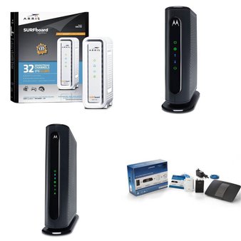 Pallet – 178 Pcs – Computer Networking & Storage – Customer Returns – Motorola, Netgear, Arris, Linksys