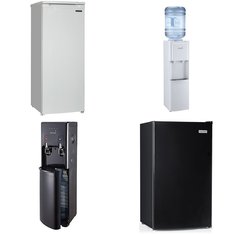 Pallet - 5 Pcs - Bar Refrigerators & Water Coolers, Freezers, Refrigerators - Customer Returns - Igloo, Primo, Primo Water, Thomson