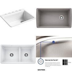 Pallet – 13 Pcs – Hardware, Kitchen & Bath Fixtures – Customer Returns – Kohler, ELKAY, TOTO USA, Blanco