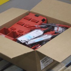 3 Parcel Boxes - 176 Pcs - Tool Accessories, Hand Tools - Conditionally Assessed Milwaukee Tools Returns (Conditions in Manifest)