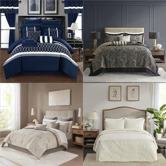 Pallet – 23 Pcs – Bedding Sets – Like New – Private Label Home Goods, Madison Park, Chic Home, Intelligent Design