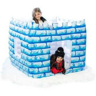32 Pcs – SnowCandy Inflatable Snow Castle – New Damaged Box, Like New, New, Used, Open Box Like New – Retail Ready