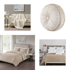 Pallet - 46 Pcs - Earrings, Bedding Sets, Blankets, Throws & Quilts, Pillows - Mixed Conditions - Private Label Home Goods, Casual Comfort, Madison Park, Bed Bath & Beyond