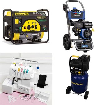 Pallet – 15 Pcs – Pressure Washers, Power Tools, Generators, Hardware – Customer Returns – Goodyear, Hyper Tough, Black Max, WESTINGHOUSE