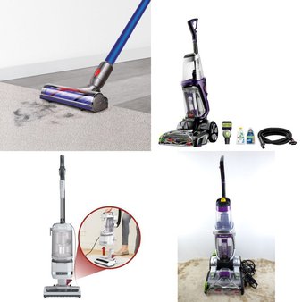 Pallet – 9 Pcs – Vacuums – Damaged / Missing Parts / Tested NOT WORKING – Bissell, Hoover, Dyson, Shark