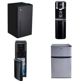 Pallet – 5 Pcs – Bar Refrigerators & Water Coolers, Refrigerators – Customer Returns – Galanz, Primo Water, Great Value, Xbox