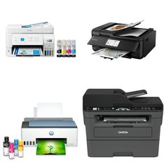 Pallet - 29 Pcs - All-In-One, Inkjet, Laser, Projector - Customer Returns - HP, Canon, EPSON, Brother