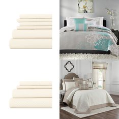 3 Pallets - 1271 Pcs - Curtains & Window Coverings, Decor, Sheets, Pillowcases & Bed Skirts, Bath - Like New or New Customer Returns - JC Penney