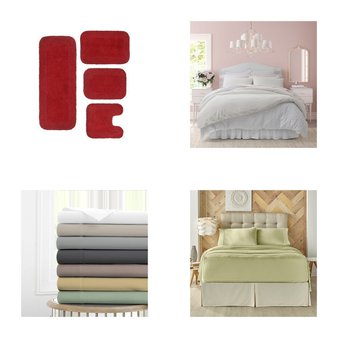 6 Pallets – 2266 Pcs – Curtains & Window Coverings, Decor, Bath, Sheets, Pillowcases & Bed Skirts – Like New or New Customer Returns – JC Penney