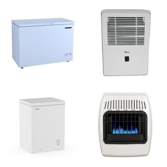 Pallet – 6 Pcs – Freezers, Refrigerators, Humidifiers / De-Humidifiers, Bar Refrigerators & Water Coolers – Customer Returns – Frigidaire, Galanz, Midea, Dyna-Glo