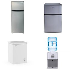 Pallet - 7 Pcs - Bar Refrigerators & Water Coolers, Humidifiers / De-Humidifiers, Freezers, Refrigerators - Customer Returns - HoMedics, Galanz, Primo, HISENSE