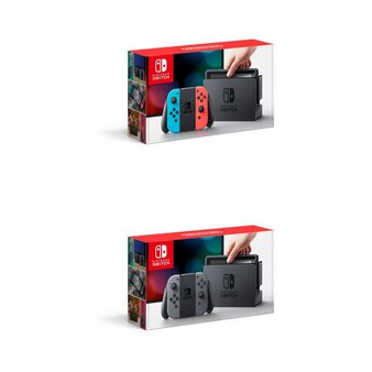 8 Pcs – Nintendo Switch Consoles – Refurbished (GRADE A) – Models: HACSKABAA, HACSKAAAA – Video Game Consoles