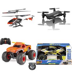 Pallet - 27 Pcs - Vehicles, Trains & RC, Powered, Drones & Quadcopters Vehicles, Dolls - Customer Returns - New Bright, Adventure Force, VTECH, Sky Rover