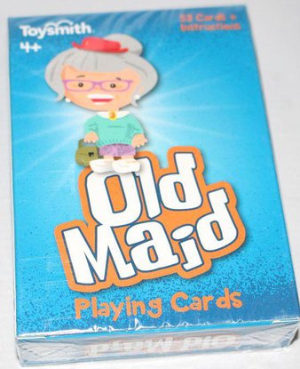 42 Pcs – Toysmith Old Maid Playing Cards – New – Retail Ready