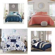 Pallet – 30 Pcs – Bedding Sets – Like New – Madison Park, Modern Threads, Intelligent Design, Chic Home