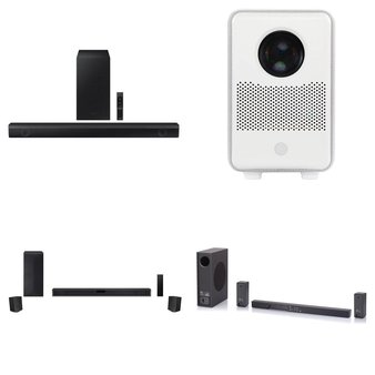Pallet – 50 Pcs – Speakers, Projector, Monitors, Inkjet – Customer Returns – HP, onn., Onn, Samsung