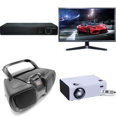 Pallet - 135 Pcs - Other, DVD & Blu-ray Players, Boombox, Projector - Customer Returns - SYLVANIA, JBL, RCA, Linksys