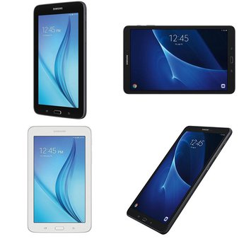 42 Pcs – Samsung Galaxy Tablets – Refurbished (GRADE C) – Models: SM-T113NYKAXAR, SM-T113NDWAXAR, SM-T580, SM-T280NZKRXAR