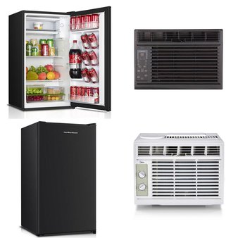 Pallet – 10 Pcs – Bar Refrigerators & Water Coolers, Microwaves – Customer Returns – Hamilton Beach, Hamilton, Midea, Soleus Air