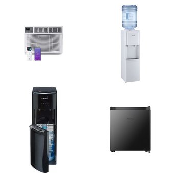 Pallet – 10 Pcs – Freezers, Bar Refrigerators & Water Coolers, Air Conditioners – Customer Returns – HISENSE, Primo Water, WhizMax