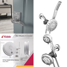 Pallet - 37 Pcs - Kitchen & Bath Fixtures, Home Security & Safety, Hardware - Customer Returns - WATERPIK, First Secure by Schlage, Kidde, Gorilla Glue
