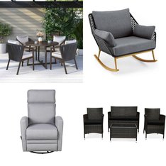 1 Pallets - 9 Pcs – Patio, Living Room - Untested Customer Returns - Walmart.